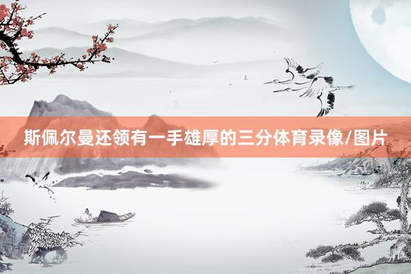 斯佩尔曼还领有一手雄厚的三分体育录像/图片