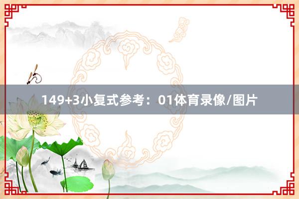 14　　9+3小复式参考：01体育录像/图片