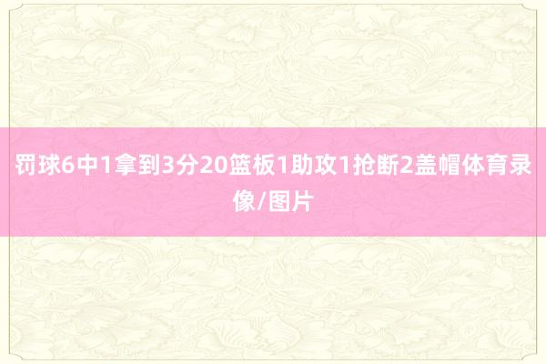 罚球6中1拿到3分20篮板1助攻1抢断2盖帽体育录像/图片