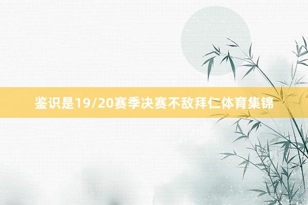 鉴识是19/20赛季决赛不敌拜仁体育集锦