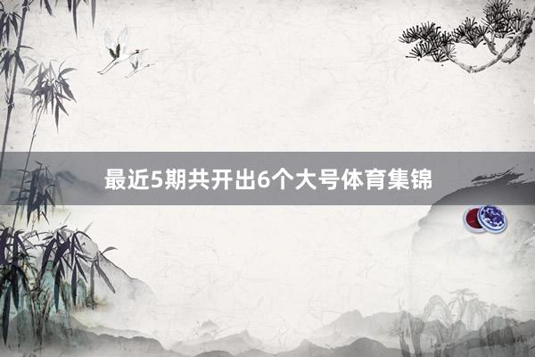 最近5期共开出6个大号体育集锦