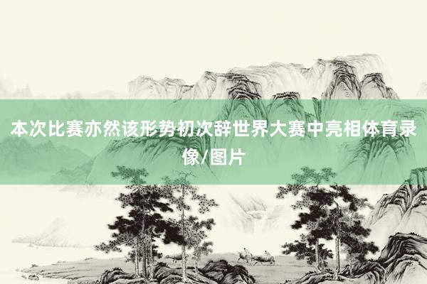 本次比赛亦然该形势初次辞世界大赛中亮相体育录像/图片
