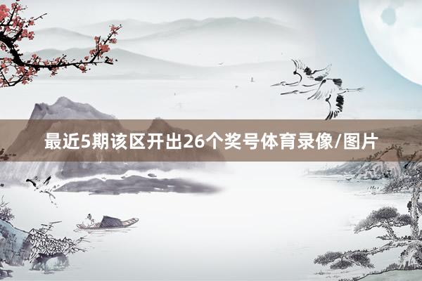 最近5期该区开出26个奖号体育录像/图片