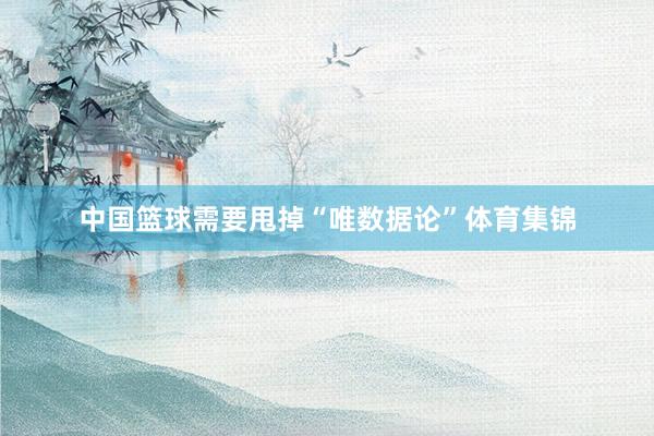 中国篮球需要甩掉“唯数据论”体育集锦