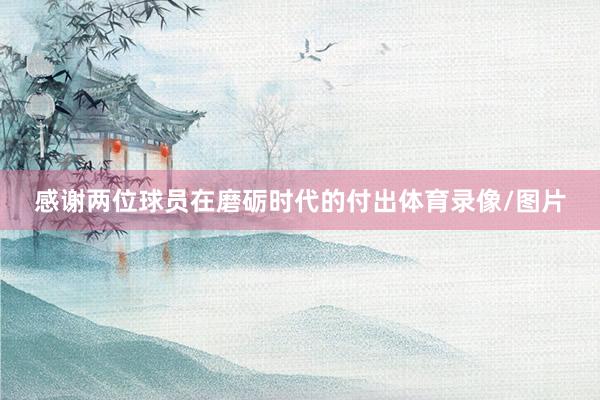 感谢两位球员在磨砺时代的付出体育录像/图片