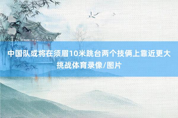 中国队或将在须眉10米跳台两个技俩上靠近更大挑战体育录像/图片